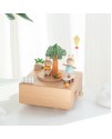 小兔滑板車音樂盒 木質音樂盒 MUSIC BOX